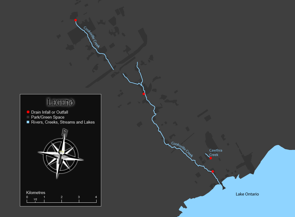 Cooksville Creek Map