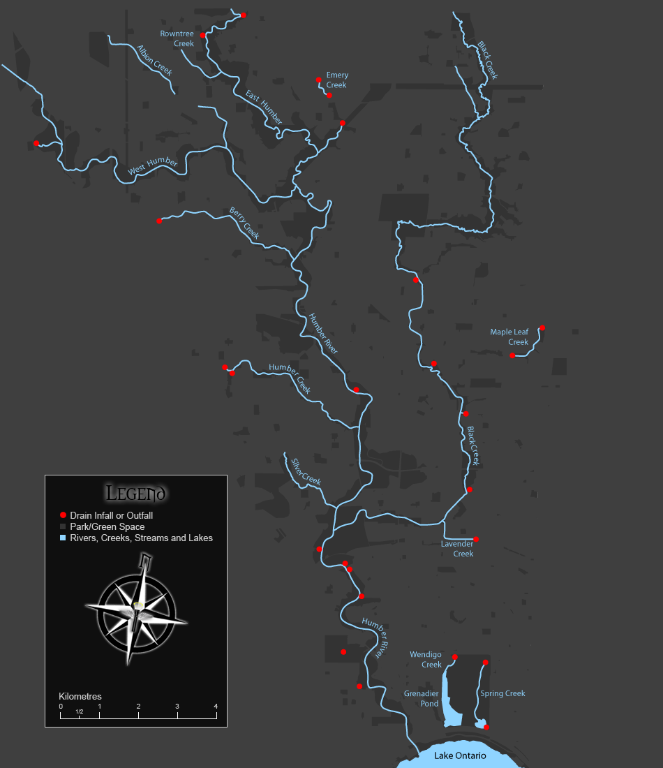 Humber River Map
